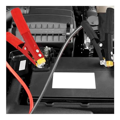 2PCS 600A Insulated Alligator Clips Heavy Duty, Metal Spring Loaded Battery Clamps Black Red Boot, Electrical Test Crocodile Clips for Car Truck Boat Automotive Vehicle - size: 600A