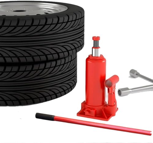 Jack Handle for Car Bottle Vertical Hydraulic Bottle Jack Handle （Red，2t-3t） - size: 2t-3t
