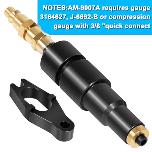 9007A 9007 Compression Test Adapter (Used with J-6692-B Compression Test Gauge) Suitable for 24V Cummins 1998-1/2 to Current 5.9 6.7 Liter Diesel