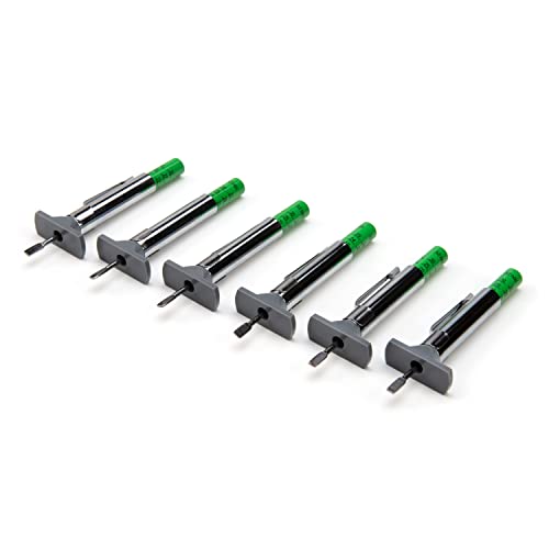 STEELMAN 422112-6PK Color Coded SAE Tread Depth Gauge 6-Pack - style: Standard-6 piece