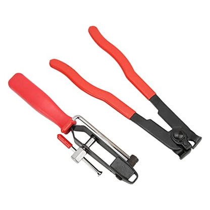 Cv Boot Clamp Pliers Kit, 2Pcs Stainless Steel Ear Clamp Boot Pliers, Automotive CV Banding Tool Kit