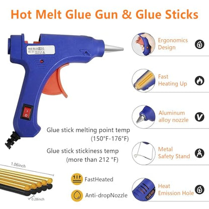 97PCS Dent Puller Kit, Paintless Dent Removal Kit for Dent Repair, Car Dent Repair Kit with Golden Lifter, Slide Hammer T-Bar, Bridge Puller, Car Dent Puller for Car Refrigerator Door Ding Repair