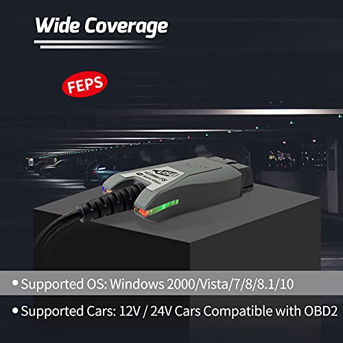Vgate vLinker FS OBD2 USB Adapter for FORScan | HS/MS-CAN, Auto Switch