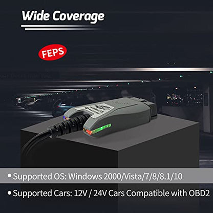 Vgate vLinker FS OBD2 USB Adapter for FORScan | HS/MS-CAN, Auto Switch