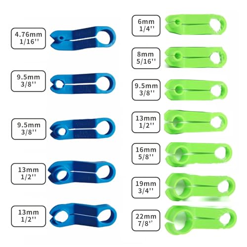 45pcs Master Quick Disconnect Tool Kit for Automotive Fuel Line, A/C, Transmission & Hydraulic Systems, Fuel Line Removal and Separator Tools Suitable for GM, Ford, Chrysler, Dodge, Mazda & More