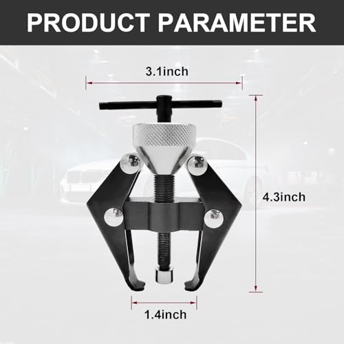 Battery Terminal and Wiper Arm Puller, Auto Windshield Wiper Arm Removal Puller Repair Tool, Heavy-Duty Arm Bearing Remover Puller Repair Tool, Practical Car Accessories