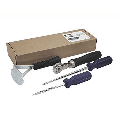 HT-M61 Tire Repair Tool Kit,Tire Inner Liner Scraper 1pcs;Tire Repair Probe 1pcs;Tire Patch Roller 1pcs