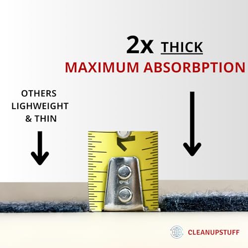 Garage Mat - Absorbent Oil Mat - Premium Automotive Floor Mats for Under Cars - Better Than Oil Drain Pan - Absorbent, Reusable, Oil Spill Protection (36 x 96 in.) (USA Made)