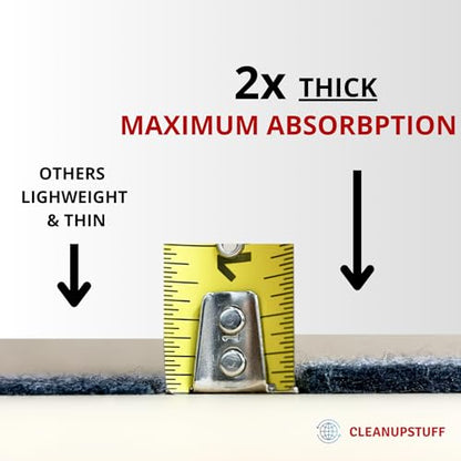 Garage Mat - Absorbent Oil Mat - Premium Automotive Floor Mats for Under Cars - Better Than Oil Drain Pan - Absorbent, Reusable, Oil Spill Protection (36 x 96 in.) (USA Made)