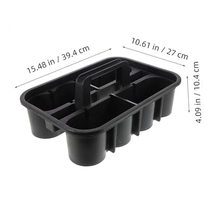 Thick Plastic Cleaning Tool Storage Basket Car Detailing Supplies Laundry Cart Car Interior Cleaning Kit