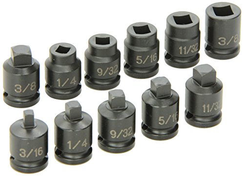 Grey Pneumatic (1211P) 3/8" Drive 11-Piece Pipe Plug Socket Set