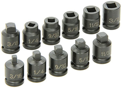 Grey Pneumatic (1211P) 3/8" Drive 11-Piece Pipe Plug Socket Set
