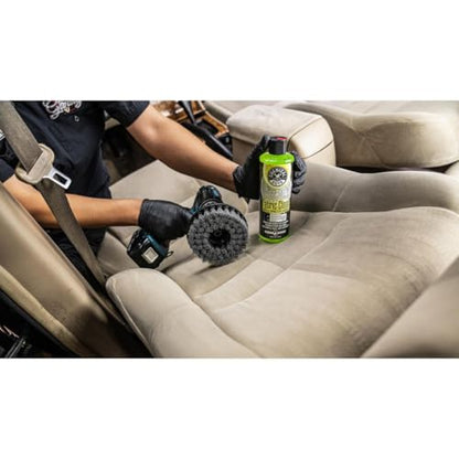 Chemical Guys, Light Duty Spinner Drill Brush Attachment, Multi-Surface | Fits any standard drill to power-scrub upholstery, fabric and carpet, gently lifting stains without hand fatigue - style: Light Duty