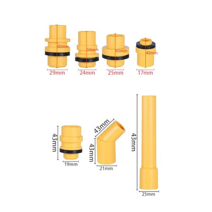No-Spill Coolant Funel Kit Spill-Free Radiator Funnel Set Radiator Funnel Burping Kit Extra Funnels and Adapters for Universal Vehicle 15Pcs