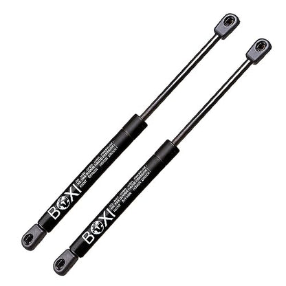 BOXI 2pcs Gas Charged Universal Lift Supports Struts Shocks Springs Dampers Extended Length 18.50 inches, Compressed Length 11.25 inches, 30 lbs Force, 10mm Ball Socket 6932