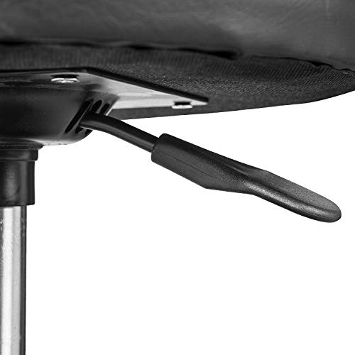 Torin ATR6350B Rolling Pneumatic Creeper Garage/Shop Seat: Padded Adjustable Mechanic Stool with Tool Tray Storage, Black - style: Pneumatic Seat