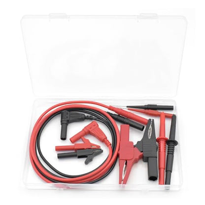 10Pcs Test Leads Kit, Double Insulated Test Lead Set with Alligator Clips and Needle Probefor Multimeter Electrical Testing - style: Test Lead Kit 10Pcs