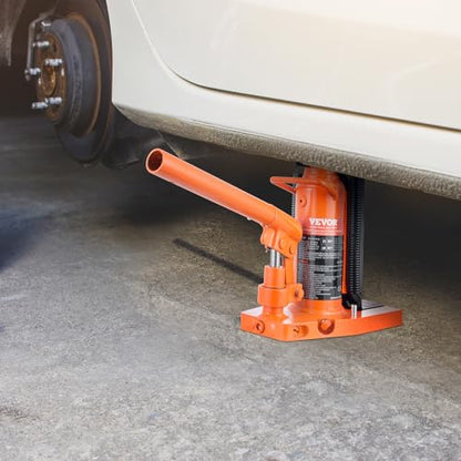 VEVOR Hydraulic Jack, 2.5 Ton Toe Lift, 5 Ton Top Lift, 0.8-5.3 in Toe Height, 8.9-13.4 in Top Height, Air Hydraulic Claw Jack for Machinery, Industry - size: 2.5-5 ton