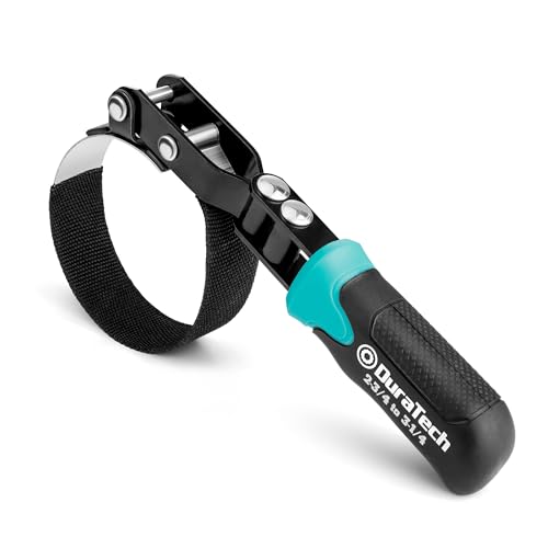 DURATECH Anti-Slip Small Swivel Oil Filter Wrench, Oil Filter Removal Tool Fits Filters 2-3/4" to 3-1/4", Ideal for Car Repair Tools - size: Small (Fits Filters 2-3/4" to 3-1/4"), style: Anti-slip
