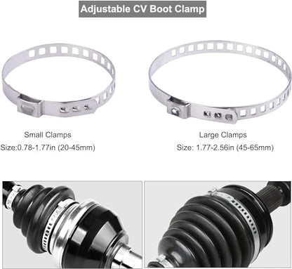 10Pcs CV Joint Boot Clamps Pliers Kit, CV Axle Boot Clamp Pliers Tool, Suitable For Most Cars