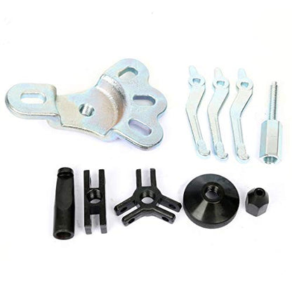 DAYUAN 9-Way Slide Hammer Puller Set, Tech Rear Axle Bearing Puller Tool | Slide Hammer Puller Set, Internal & External 2/3 Jaw Pullers, Removes Bearings Gears Hubs & Rear Axles, Case