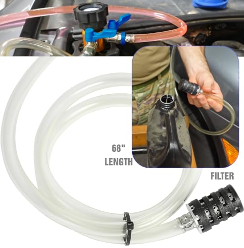 24444 Coolant System Refiller Kit, 5 Adapters, Eliminate Trapped Air, Test Radiator and Heating Core Lines for Leaks, Vacuum Fill Coolant Tool