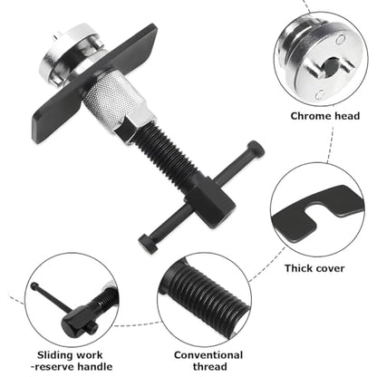 Bittwee Car Brake Piston Wind Back Tool, 3pcs/Set Brake Caliper Piston Rewind Tool, Auto Rear Brake Pad Wind Back Tool, Brake Caliper Wind Back Tool for Replacement of Rear Brake Pad - size: 3 PCS/Set