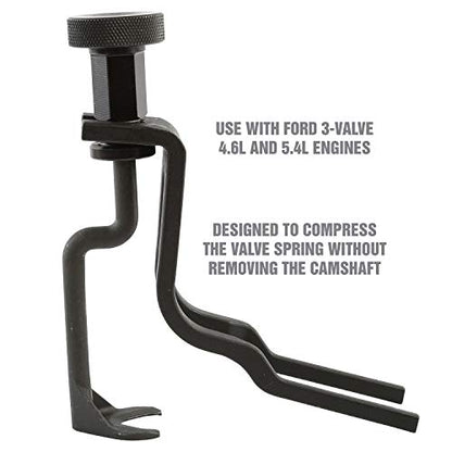 OEMTOOLS 24429 Spring Compressor – Ford 4.6L & 5.4L 3-Valve Modular Engines – On-Vehicle Service Tool – Not for 2V or 4V - size: 3-Valve