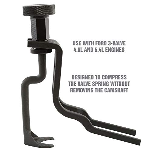 OEMTOOLS 24429 Spring Compressor – Ford 4.6L & 5.4L 3-Valve Modular Engines – On-Vehicle Service Tool – Not for 2V or 4V - size: 3-Valve