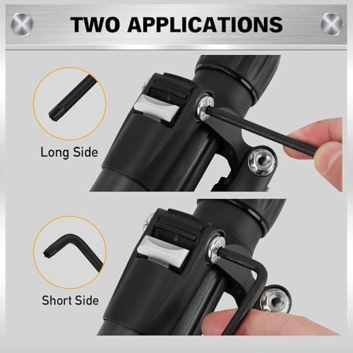 ELEAD 11-Piece Torx Star Allen Wrench Set with Extension Bar, Long Arm Torx Key Set T10-T50, Heat-Treated S2 Steel - style: 11PCS Torx Star