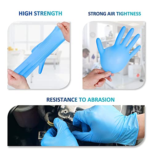 PROMEDIX P Nitrile Disposable Gloves,4mil-100 Count,Gloves Disposable Latex Free,Powder Free for Cooking,Household,Food safe - size: X-Large, style: Blue of 100