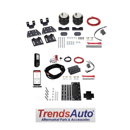 TrendsAuto Firestone Airide Rear Ride-Rite Air Spring Kit and Dual Path Standard Compressor Kit fits 2024-2025 Tacoma 4WD w/o In-Bed Hitch | Easy Installation | Includes TrendsAuto Decal - size: Dual Path