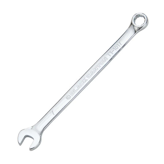 BLACK CANYON 19mm Combination Wrench, 12-Point Box End & Hex Opening (7 mm) - size: 7 mm