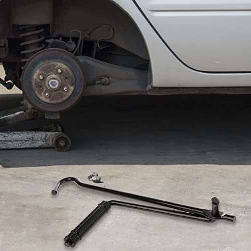 2 Pack Scissor Car Jack Handle Replacement Labor-Saving Folding Lug Wrench Scissor Lift Jack Crank Handle for Tire Changing Kit Car Scissor Jack Sedan SUV Automatic Vehicle Emergency Kit