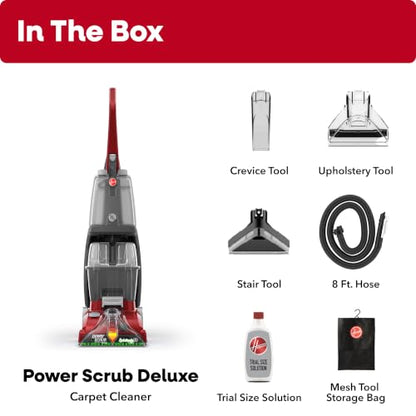 Hoover PowerScrub Deluxe Carpet Cleaner Machine, Pet & Upholstery Tools - style: PowerScrub Deluxe