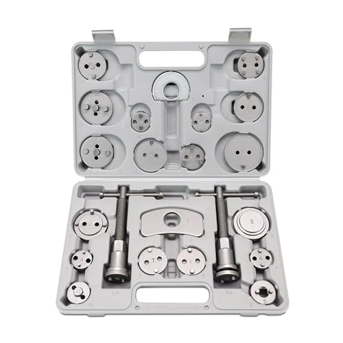 Mishimoto Brake Caliper Piston Wind Back Tool Set, Universal Compatability, 22-Piece Kit