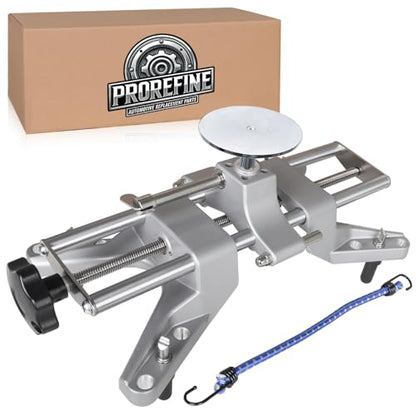Universal Wheel Alignment Clamp Tool with Magnetic Adapter for Precise Camber & Caster Gauges, Fits 12-25 Inch Rims Automotive Wheel Alignment Kit