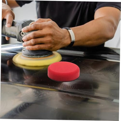 VOSAREA Car Polishing Pads 6-Piece Set Hand Waxing and Buffing Sponge Applicators Compatible Car Buffers and Polishers for
