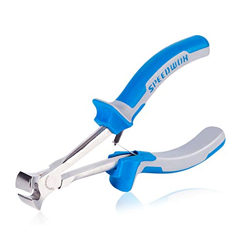 SPEEDWOX 5-1/2 Inches Long Reach End Nippers Mini End Cutting Pliers | Fine End Cutters, Precision Functional Wire Cutter, For Jewelry Making Carpenter Construction, Nail Remover - style: End Nippers