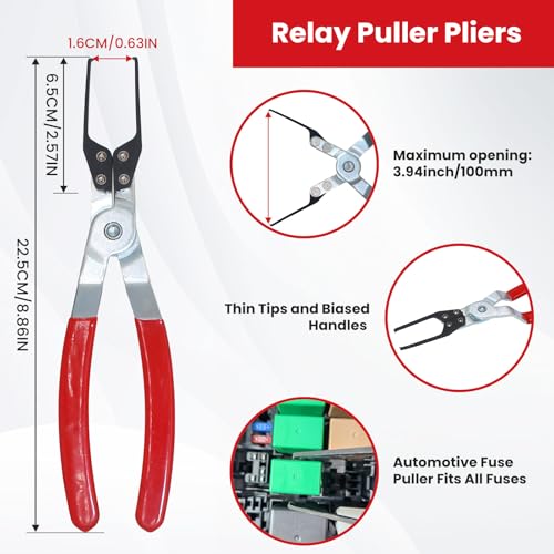 CV Axle Boot Clamp Tool Relay Puller Plier Tool For Auto UTV ATV Repair | CV Boot Clamp Plier CV Axle Boot Clamp Pliers Hose Removal Plier Relay Puller Pliers