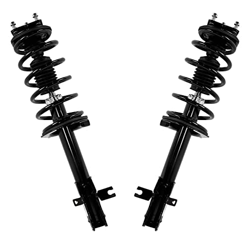 Detroit Axle - 4pc Front Strut Kit for 2007 2008 2009 2010 Mazda CX-9, Struts w/Coil Spring Assembly Sway Bar Links Replacement Suspension Quick Install Ready Struts Shocks - size: 4QS47249/ sway kit