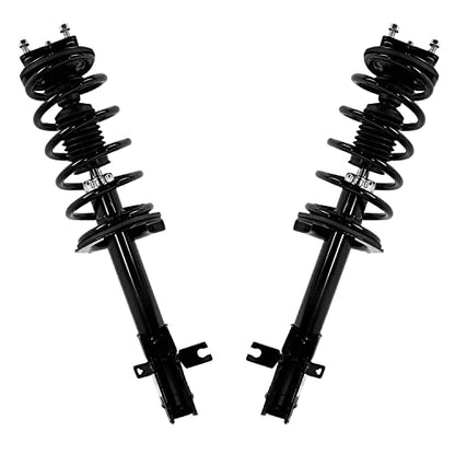 Detroit Axle - Front Struts with Coil Spring + Rear Shock Absorbers Replacement for 2007 2008 2009 2010 Mazda CX-9-4pc Set - size: 4AQ47247/Shock Kit