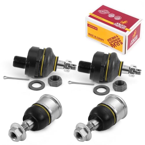 Metrix Premium Chassis Parts Ball Joint Kit Fits Acura TL 2004-2008 | Front Upper & Lower, 4 PC, Replacement K500117 & K90492, Made in Europe
