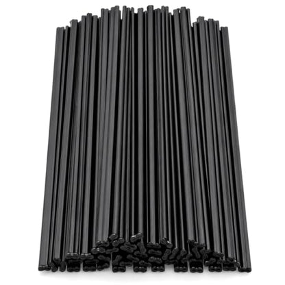50 Pcs Plastics Welding Repair Rods Strips Kit 9.8 In Plastic Welder Black PP Plastic Welding Rods for Hot Air Welder Machine Car Bumpers Daily Repair | Plastic Welding Repair Rods Strips Kit, for Hot Air Welder Machine Car Bumpers Daily Repair