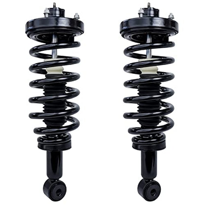 Detroit Axle - 2pc Rear Struts for 2003-2006 Ford Expedition Lincoln Navigator, 2 Complete Struts Shocks with Coil Spring Assembly 2003 2004 2005 2006 Replacement - size: 171370 x2/PAIR