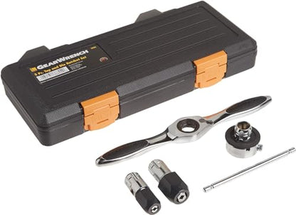 GEARWRENCH 5 Pc. Ratcheting Tap and Die Drive Tool Set - 3880 - size: 5 PC, style: Set
