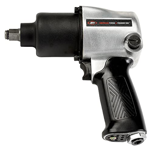 AFF 1/2" Square Drive Air Pneumatic Impact Wrench, 7,000 RPM, 7" OAL, 7660
