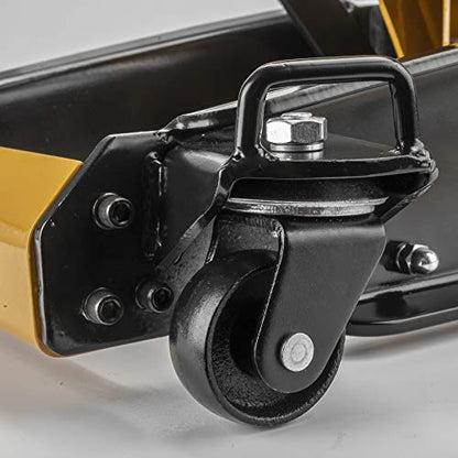 CAT 2.25 Ton Quad Caster Multi-Purpose Jack, 3-in-1 Design for Cars, Trucks, Motorcycles & ATVs, 5.5"–17.5" Lift Range, 12"x9.25" Platform, 4500 lb Capacity – 240331 - size: Quad Caster