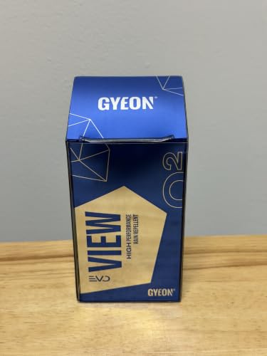Gyeon View EVO Windshield Ceramic Glass Coating Hydrophobic Rain Repellent Auto Screen Sealant Improves Visibility Safety Self Cleaning Glass Protection with Long Lasting Durability