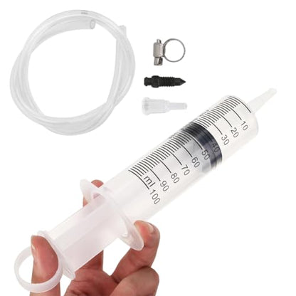 Brake Bleed Kit, Hydraulic Disc Clutch Bleeder Tool | for Motorcycle, Motorbike, Scooter and Quad Brake System Repair or Maintenance